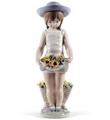Anniversary gifts by year tend to have a stronger meaning about your marriage. Lladro Figurines Skirt Full Of Flowers 60th Anniversary