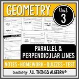 Create your own worksheets like this one with infinite geometry. Parallel And Perpendicular Lines Transversals Angles Worksheets Teaching Resources Tpt
