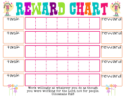 Printable Reward Chart Kids Rewards Toddler Reward Chart