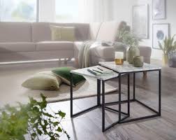 Es gibt zahlreiche moderne marmordesigns mit einer großen vielfalt an looks. Wohnling Design Beistelltisch 2er Set Marmor Real De
