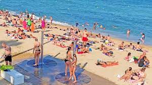 4K WALK BARCELONA Beach REALITY SHOW Spain 4k VIDEO Travel vlogger 
