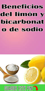Beneficios Del Limon Y Bicarbonato De Sodio Salud Naturales Bicarbonato Con Limon Beneficios Del Limon Bicarbonato De Sodio