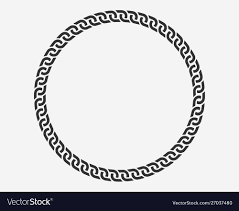 Texture Chain Round Frame Circle Border Chains Silhouette Black And White Isolated On Background Chainlet Design Element Circle Borders Circle Circle Frames