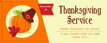 Check spelling or type a new query. Thanksgiving Service And Dinner