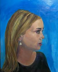 Portrait Painting of Sister-in-law in Oil