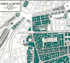 One of the largest and most beautiful european capitals with a population of more than. 1920s Retiro Park Vintage Plan Madrid Spain City Map Madrid Spain Madrid Spain
