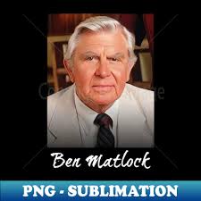Cool Ben Matlock Funny Tv Lawyer Drama White Retro Vintage 8