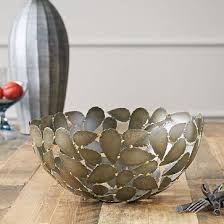 Metal Leaf Decorative Bowl From West Elm Looks Like Opuntia Pads To Me Perfect For The Modern Style Or Cactus G Decorative Bowls Metal Bowl Decor Metal Decor