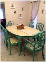 Stunning design with an lustrous teak grain extending solid teak wood dining oval table and 6 chairs 2 of which have arm rests. Items Similar To Antique 1960s Turquoise Dining Table And In 2021 Dining Chairs For Sale Woven Dining Chairs Dining Room Sets