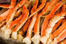 alaskan king crab legs red brown and golden king crabs