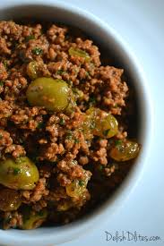 Cuban Style Picadillo Stewed Ground Beef Recipe Recipes Cuban Recipes Mexican Food Recipes
