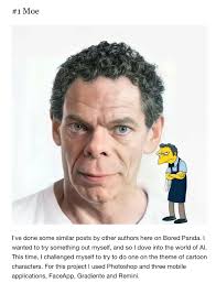 A guy ran some characters through an AI generator to produce these images  (swipe left to see all four) : r/TheSimpsons