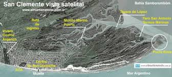 Costa del este la playa del millón de pinos es el lugar ideal para una pausa en toda época del año. Plano Satelital De San Clemente Del Amigos De Punta Rasa