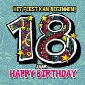 Bol Com Stopbord 18 Jaar Wenskaart Verjaardagskaart 16 X 14 Cm Verjaardag Sweet Eighteen