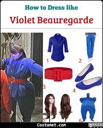 Violet Beauregarde Costume For Cosplay Halloween 2020 Costumes Kids Costumes Blue Pants
