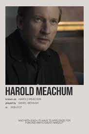 Harold Meachum Minimalist Polaroid Poster