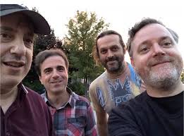 Earlier this week , I called my high school bandmates ( Anthony B , Richard  , Anthony Z, and Dave ) to let them know that our record THE GLACIALS :  Basement