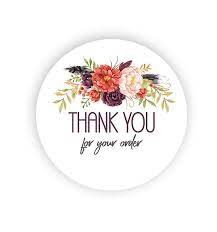 This powerful design platform offers a wide range of templates, color schemes, images and graphics, no graphic design experience needed. Thank You For Your Order Printable Stickers Printable Stickers Business Thank You Cards Thank You Pictures