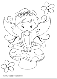 Dibujos De Hadas Para Colorear