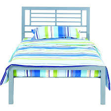 Yourzone Kids Metal Platform Bed Multiple Sizes Multiple Colors Walmart Com Metal Twin Bed Frame Bed Frame And Headboard Twin Bed Frame