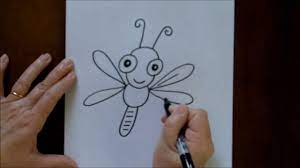 See dragonfly stock video clips. How To Draw A Cartoon Dragonfly Baby Easy Drawing Lesson For Children Youtube
