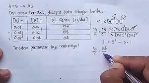 Persamaan reaksi kimia yang setara supaya reaksi kimia: Contoh Soal Laju Reaksi Youtube