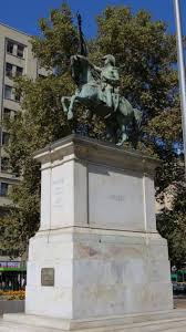 The general jose de san martin memorial is an equestrian statue memorial of argentine general and independence leader josé de san martín in washington, d.c., united states. Equestrian Statue Of Jose De San Martin In Santiago De Chile Chile