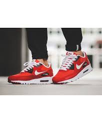 Nike Air Max 90 Ultra Essential Red Black Mens Trainers Sale Uk Nike Air Max Nike Air Max 90 Mens Cheap Nike Air Max