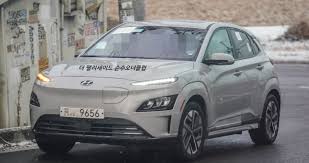 The kona debuted in june 2017 and the production version was. Hyundai Kona Electric Facelift This Is How It Looks Korean Car Blog
