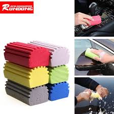 Car Washing Sponge Pva Sponge Six Colors For Choice Wave Shaped Design Super Absorbent Interior Cleaning Sponge Sponge Cleaning Car Cleaning Car Wax