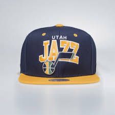 Find a range of utah jazz hats in stock with free delivery show your love for the jazz with an official team cap from village hats. Mitchell Ness Utah Jazz Snapback Cap Navy Yellow Team Arch Bludshop Com