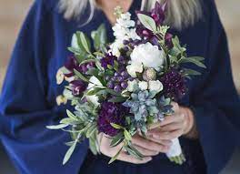Lucky for fall brides is that they have the best of all blooms to choose from. Eggplant Bouquets Wedding