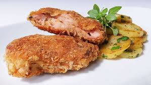 Schuhbecks Kulinarische Geschichten Leberkas Schnitzel Mit Bratkartoffeln Br De Kulinarisch Schuhbeck Schnitzel