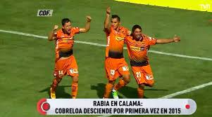 Download free cobreloa vector logo and icons in ai, eps, cdr, svg, png formats. Tvn Auf Twitter Zoomentvn Cobreloa Descendio Por Primera Vez A La Segunda Division En 2015 Sigue La Senal En Vivo Https T Co 6kljxtqfsm Https T Co Awzj2sfcti