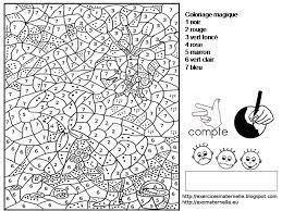 maternelle le petit chaperon rouge coloriage magique panda
