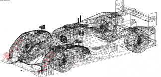 3d Model Of Sports Car In Dwg Autocad File Cadbull In 2020 Car 3d Model Sports Car 3d Model