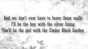 Cinderblock garden  acoustic . All Time Low Cinderblock Garden Lyrics Video Youtube