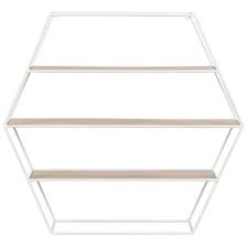 White Metal Wall Storage Maisons Du Monde Maison Du Monde Stockage De Mur Et Rangement Mural