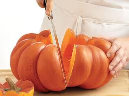 Cut the peeled pumpkin slices into cubes. Healthy Recipes And Tips For Cooking With Pumpkin Cooking Light