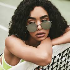 QUAY AUSTRALIA Women's FARRAH Black/Mint Sunglasses