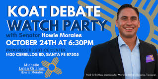 Nm Senator Howie Morales Hosts Koat Debate Party Saturday October 24th Santa Fe Democrat Online