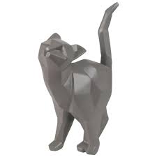 Statuette Chat Gris H33 Sur Maisons Du Monde Piochez Parmi Nos Meubles Et Objets Deco Et Faites Le Plein D Ins Chats Gris Deco Maison Du Monde Maison Du Monde