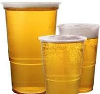 Clear Strong Plastic Glasses 10oz Half Pint To Brim Reusable Beer Cups CE  MARKED