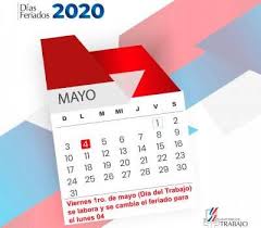 Para este martes 4 de mayo, se prevé que el cielo estará parcialmente nublado, aunque no habrá de cara al jueves 6 de mayo, los especialistas del smn indicaron que el cielo estará algo nublado. El Lunes 4 De Mayo Es Feriado Eltitular Do