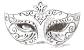 Full Face Mardi Gras Mask Designs