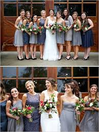 Red And Grey Outdoor Wedding In Alabama Wedding Bridesmaid Dresses Mismatched Grey Bridesmaid Dresses Bridesmaid