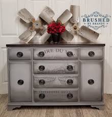 Vintage Buffet Painted With Dixie Belle Paint In Manatee Gray And Gravel Road Redesign By Prima Image T Dixie Belle Paint Vintage Buffet Chalk Paint Furniture