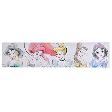36x9 Disney Princess Group Watercolor Canvas With Glitter Wall Art At Home Disney princess ariel jasmine and rapunzel canvas. 36x9 disney princess group watercolor