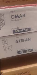 Ikea Stefan Stuhl Max 110 Kg 42x90x49 Cm Kamikotzestefan Twitter