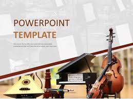 Free Ppt Template Orchestra Instruments
